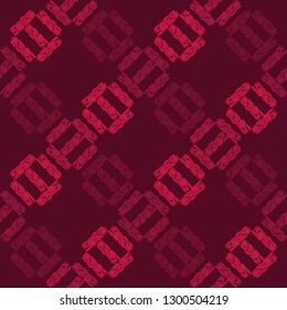 Trendy seamless pattern designs. Mosaic of knitted quadrangles. Vector geometric background. Can be used for wallpaper, textile, invitation card, wrapping, web page background.