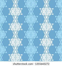 Trendy seamless pattern designs. Mosaic of triangles. Vector geometric background. Can be used for wallpaper, textile, invitation card, wrapping, web page background.