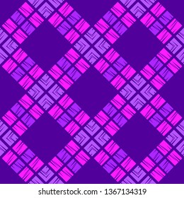 Trendy seamless pattern designs. Mosaic of quadrangles with the old texture. Vector geometric background. Can be used for wallpaper, textile, invitation card, wrapping, web page background.