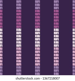 Trendy seamless pattern designs. Mosaic of strips with the old texture. Vector geometric background. Can be used for wallpaper, textile, invitation card, wrapping, web page background.