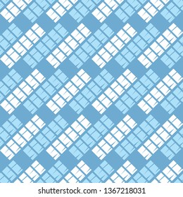 Trendy seamless pattern designs. Mosaic of strips with the old texture. Vector geometric background. Can be used for wallpaper, textile, invitation card, wrapping, web page background.