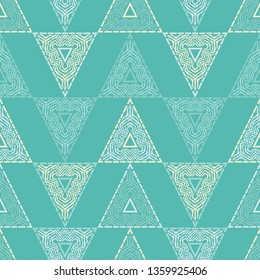 Trendy seamless pattern designs. Shaded triangles. Vector geometric background. Can be used for wallpaper, textile, invitation card, wrapping, web page background.