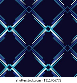 Trendy seamless pattern designs. The shapes of the strips. Vector geometric background. Can be used for wallpaper, textile, invitation card, wrapping, web page background.