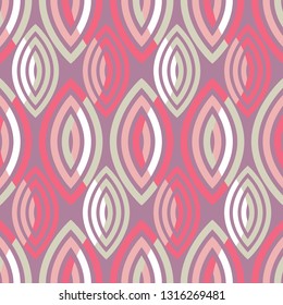 Trendy seamless pattern designs. The shapes of ovals. Vector geometric background. Can be used for wallpaper, textile, invitation card, wrapping, web page background.