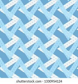 Trendy seamless pattern designs. The shapes of zigzags made of triangles. Polygons. Vector geometric background. Can be used for wallpaper, textile, invitation card, wrapping, web page background.