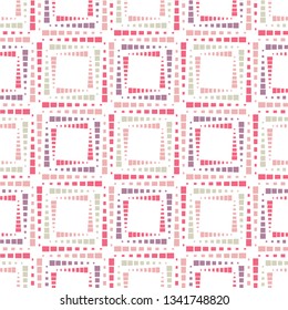 Trendy seamless pattern designs. The shapes of the squares. Halftone. Vector geometric background. Can be used for wallpaper, textile, invitation card, wrapping, web page background.