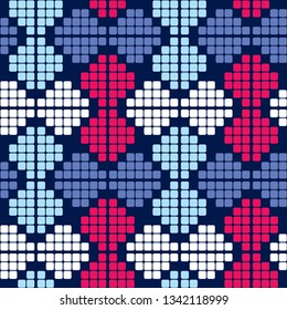 Trendy seamless pattern designs. The shapes of the squares. Halftone. Vector geometric background. Can be used for wallpaper, textile, invitation card, wrapping, web page background.