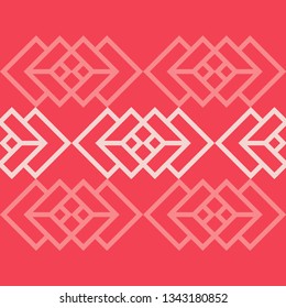 Trendy seamless pattern designs. The shapes of the strips. Vector geometric background. Can be used for wallpaper, textile, invitation card, wrapping, web page background.