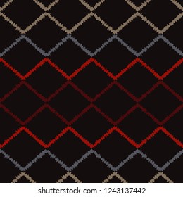 Trendy seamless pattern designs. Zigzag pattern. Vector geometric background. Mosaic texture. Can be used for wallpaper, textile, invitation card, wrapping, web page background.