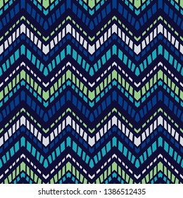 Trendy seamless pattern designs. The zigzag of dots. Vector geometric background. Can be used for wallpaper, textile, invitation card, wrapping, web page background.