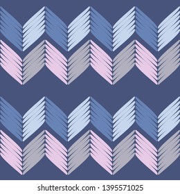 Trendy seamless pattern designs. Zigzag of ethnic stripes. Vector geometric background. Can be used for wallpaper, textile, invitation card, wrapping, web page background.