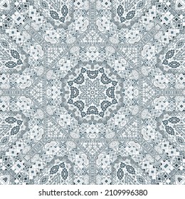 Trendy seamless pattern with geometric elements structure. Graphic antique design. Packaging print. Small elements geometry. Vector collage ornament.
