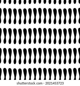 Trendy seamless pattern with graphic abstract shapes. Avant garde puzzle style. 