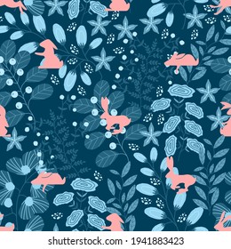 trendy seamless pattern for Happy Easter and beyond. A multitude of colours. Can be used for ceramic tiles, wallpaper, textiles, backgrounds.  Modern vector illustration for your projects
