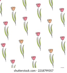 El diseño moderno y a la perfección se caracteriza por sus numerosas flores en tonos pastel. Se puede usar para tejidos, tapicería, textiles, envolvimiento. Ilustraciones vectoriales