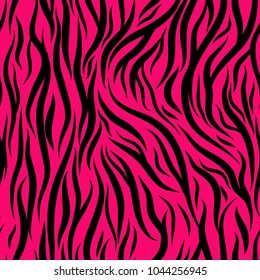 trendy seamless pattern pink zebra