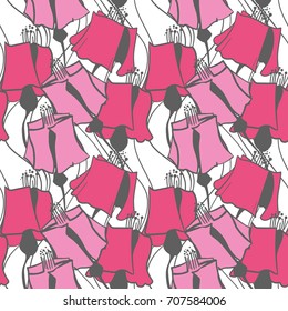 trendy seamless pattern with poppies