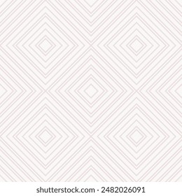 Trendy seamless pattern of squares and lines, geometric shapes in coffee color for cafe design. Abstract ornament on a brown background for textiles and wallpaper.