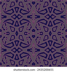 Trendy Seamless Pattern Stippled Circles Texture Vector Retro Colors Abstract Background.  1970 Aesthetic Textures with Flowing Waves