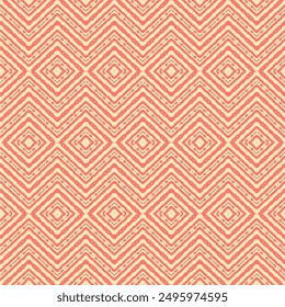 Trendy Seamless Pattern Stippled Circles Texture Vector Retro Colors Abstract Background.  Decorative ornament in retro vintage design style. 