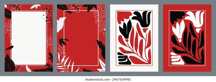 Trendy seamless patterns set. Cool abstract and floral design. For fashion fabrics, kid’s clothes, home decor, quilting, T-shirts, cards and templates, scrapbooking etc. Vector illustration