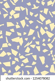 Trendy seamless terrazzo pattern. Abstract texture marble flooring vector illustration