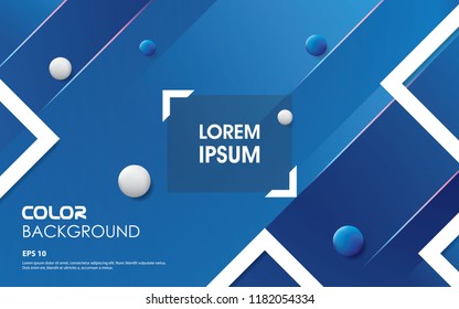 Trendy shape gradient colors. Abstract Background Vector Illustration.
