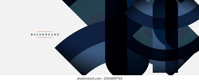 Trendy shapes, color minimal design composition, lines and shadows for wallpaper banner background or landing page