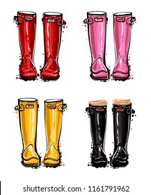 Free Free 232 Family Wellies Svg SVG PNG EPS DXF File