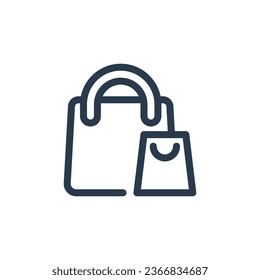 Trendy Shopping Bag vector icon illustration