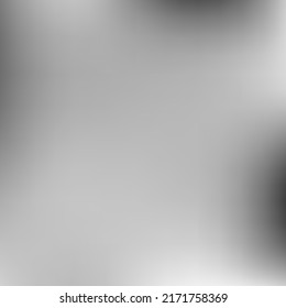Trendy Silver Monochrome Liquid Gradient Background. Watercolor Grey Smooth Minimal Blurry Background. Aluminium Metallic Empty Digital Blurred Texture. Black White Dark Vector Gradient Mesh.