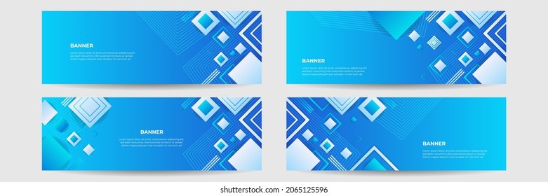 Trendy simple blue color gradient abstract background with dynamic rounded circle effect. Vector Illustration For Wallpaper, Banner, Background, Card, Book Illustration, landing page