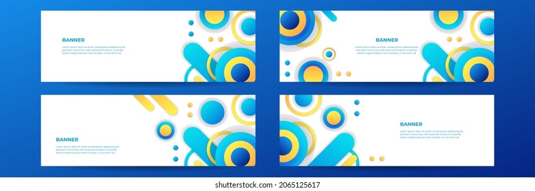 Trendy simple blue color gradient abstract background with dynamic rounded circle effect. Vector Illustration For Wallpaper, Banner, Background, Card, Book Illustration, landing page