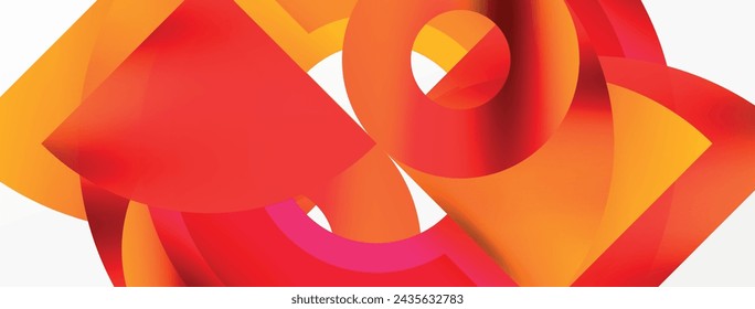 Trendy simple circle abstract background. Vector Illustration For Wallpaper, Banner, Background, Card, Book Illustration, landing page