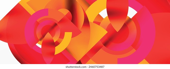 Trendy simple circle abstract background. Vector Illustration For Wallpaper, Banner, Background, Card, Book Illustration, landing page