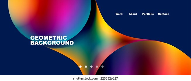 Trendy simple circle gradient abstract background. Vector Illustration For Wallpaper, Banner, Background, Card, Book Illustration, landing page