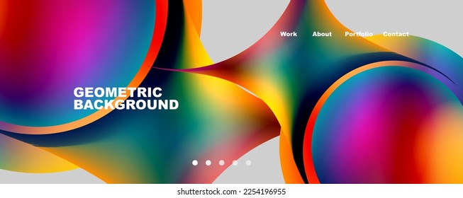 Trendy simple circle gradient abstract background. Vector Illustration For Wallpaper, Banner, Background, Card, Book Illustration, landing page