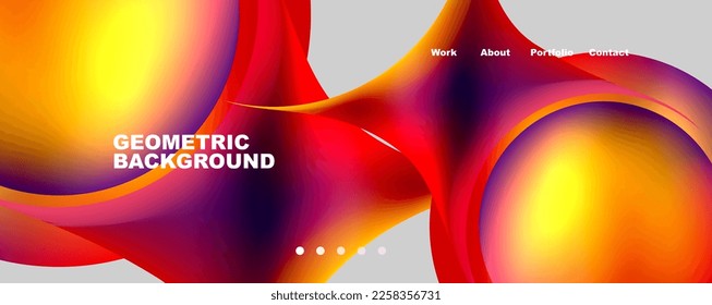 Trendy simple circle gradient abstract background. Vector Illustration For Wallpaper, Banner, Background, Card, Book Illustration, landing page