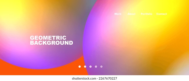 Trendy simple circle gradient abstract background. Vector Illustration For Wallpaper, Banner, Background, Card, Book Illustration, landing page