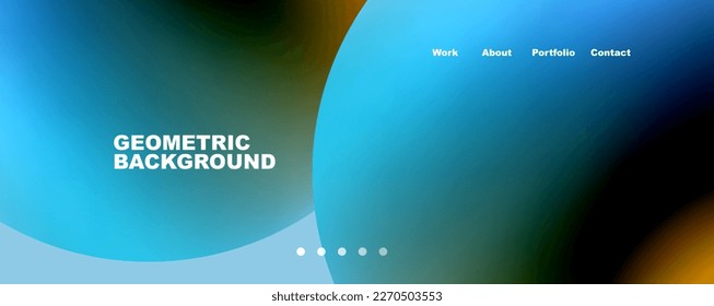 Trendy simple circle gradient abstract background. Vector Illustration For Wallpaper, Banner, Background, Card, Book Illustration, landing page