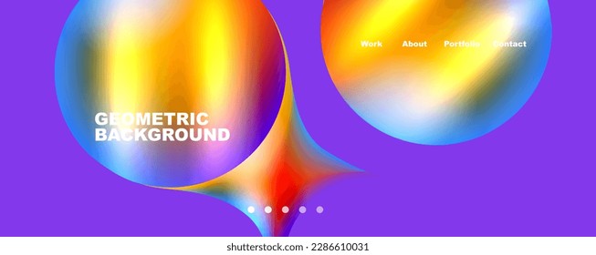 Trendy simple circle gradient abstract background. Vector Illustration For Wallpaper, Banner, Background, Card, Book Illustration, landing page