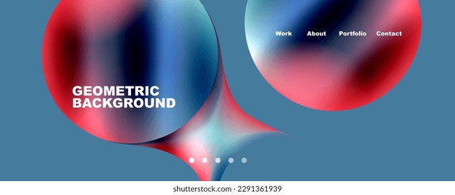 Trendy simple circle gradient abstract background. Vector Illustration For Wallpaper, Banner, Background, Card, Book Illustration, landing page