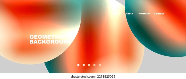 Trendy simple circle gradient abstract background. Vector Illustration For Wallpaper, Banner, Background, Card, Book Illustration, landing page