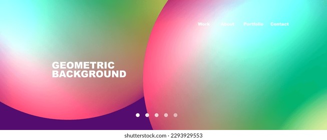 Trendy simple circle gradient abstract background. Vector Illustration For Wallpaper, Banner, Background, Card, Book Illustration, landing page