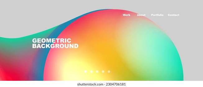 Trendy simple circle gradient abstract background. Vector Illustration For Wallpaper, Banner, Background, Card, Book Illustration, landing page