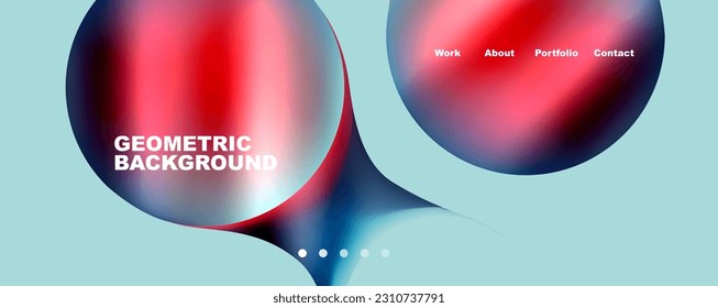 Trendy simple circle gradient abstract background. Vector Illustration For Wallpaper, Banner, Background, Card, Book Illustration, landing page