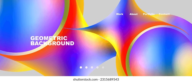 Trendy simple circle gradient abstract background. Vector Illustration For Wallpaper, Banner, Background, Card, Book Illustration, landing page