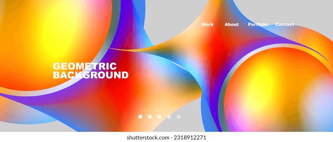 Trendy simple circle gradient abstract background. Vector Illustration For Wallpaper, Banner, Background, Card, Book Illustration, landing page