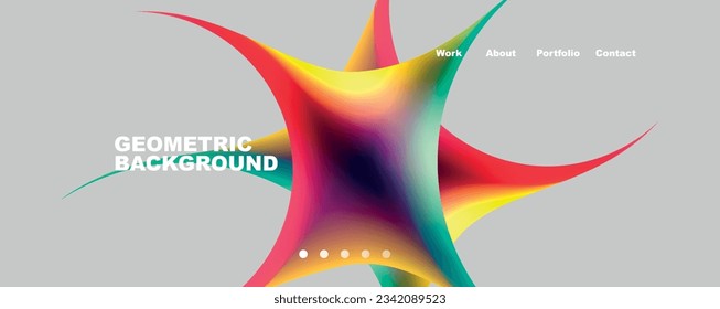 Trendy simple circle gradient abstract background. Vector Illustration For Wallpaper, Banner, Background, Card, Book Illustration, landing page