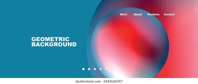 Trendy simple circle gradient abstract background. Vector Illustration For Wallpaper, Banner, Background, Card, Book Illustration, landing page